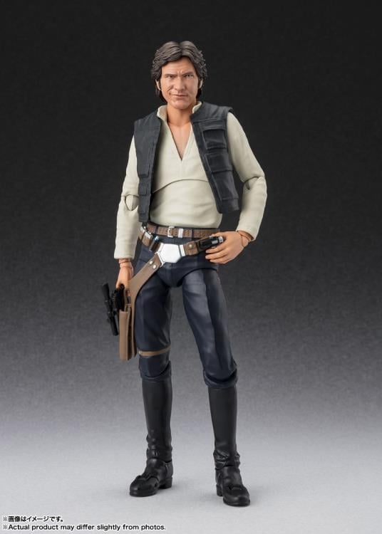 Star Wars: A New Hope S.H.Figuarts Han Solo (Classic Ver.) Action Figure Gallery Image 8