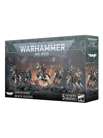 Warhammer 40,000 Astra Militarum Death Riders Citadel Miniatures Set Gallery Image 2