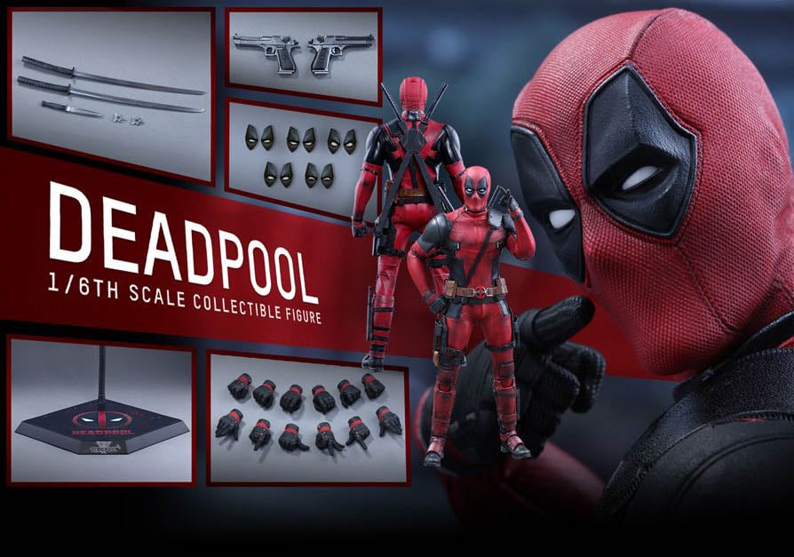 Deadpool MMS347 Deadpool 1/6th Scale Collectible Figure Gallery Image 3