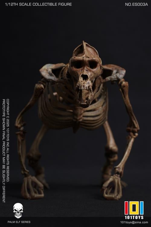 Palm Elf Series Skeleton Chimpanzee (Original Color Ver.) 1/12 Scale Action Figure (With Bonus) Gallery Image 6