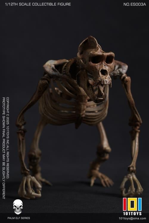 Palm Elf Series Skeleton Chimpanzee (Original Color Ver.) 1/12 Scale Action Figure (With Bonus) Gallery Image 7