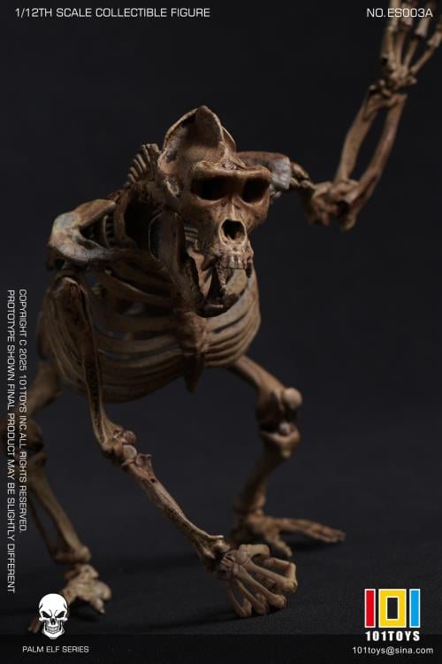 Palm Elf Series Skeleton Chimpanzee (Original Color Ver.) 1/12 Scale Action Figure (With Bonus) Gallery Image 8