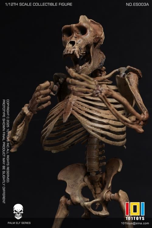 Palm Elf Series Skeleton Chimpanzee (Original Color Ver.) 1/12 Scale Action Figure (With Bonus) Gallery Image 9