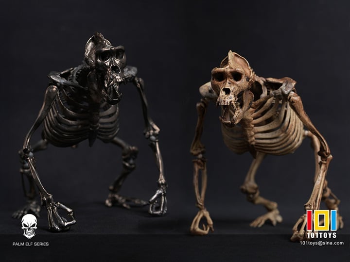 Palm Elf Series Skeleton Chimpanzee (Double Ver.) 1/12 Scale