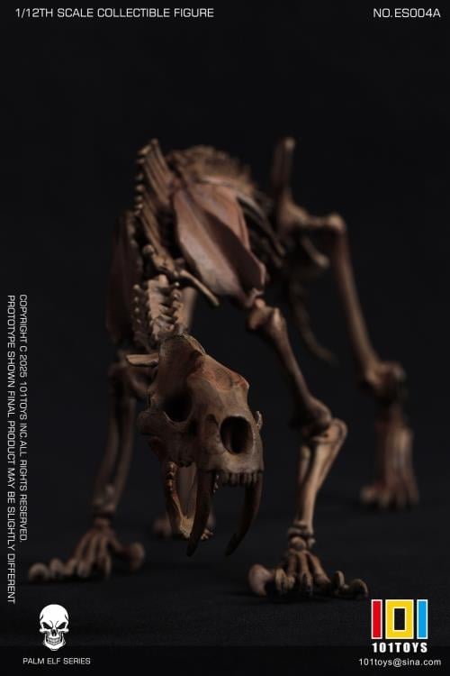 Palm Elf Series Skeleton Saber-toothed Tiger (Original Color Ver.) 1/12 Scale Action Figure (With Bonus) Gallery Image 7