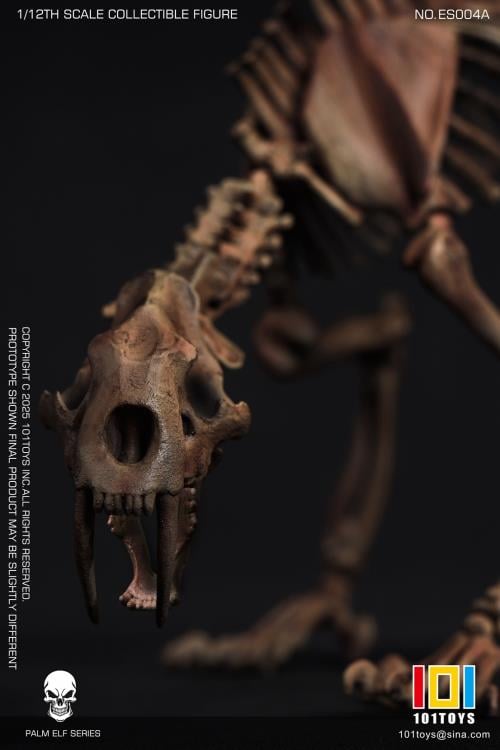 Palm Elf Series Skeleton Saber-toothed Tiger (Original Color Ver.) 1/12 Scale Action Figure (With Bonus) Gallery Image 10