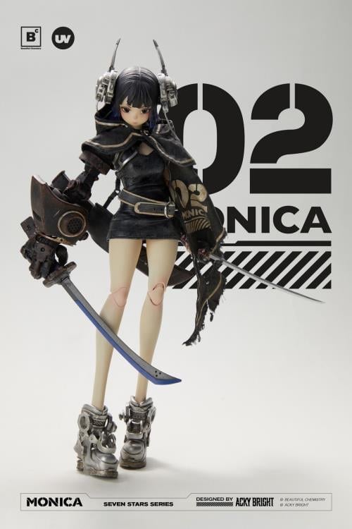 underverse　monica 1/6 フィギュア Acky Bright Seven Stars Series No. 2 Monica 1/6 Scale Action Figure
