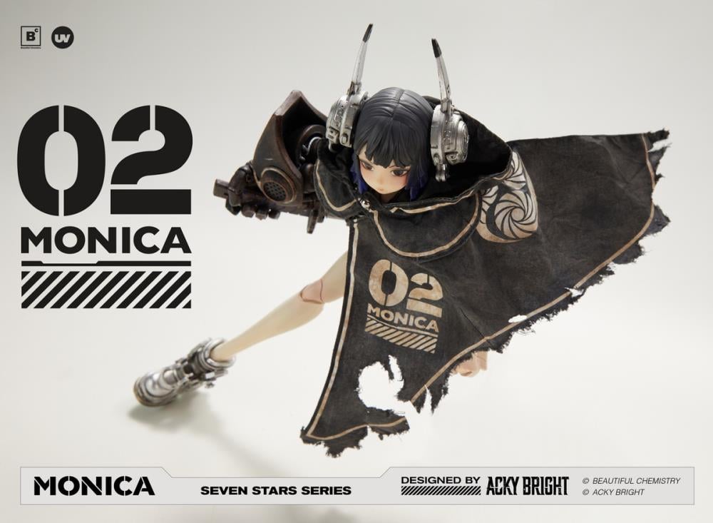 Acky Bright Seven Stars Series No. 2 Monica 1/6 Scale Action Figure