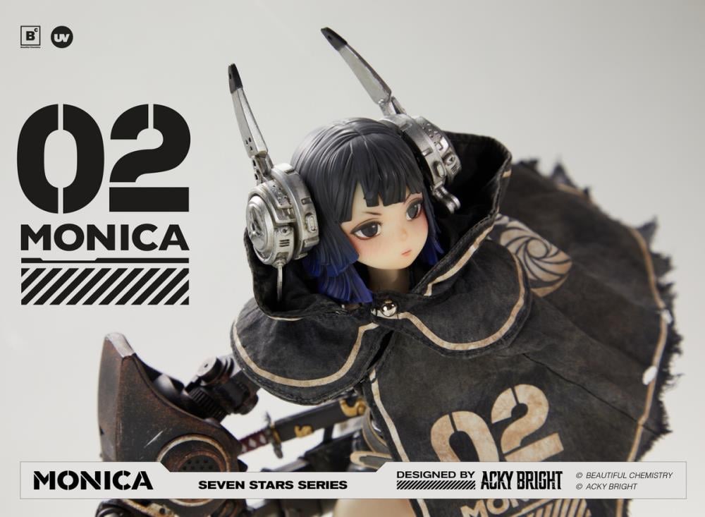 underverse　monica 1/6 フィギュア Acky Bright Seven Stars Series No. 2 Monica 1/6 Scale Action Figure