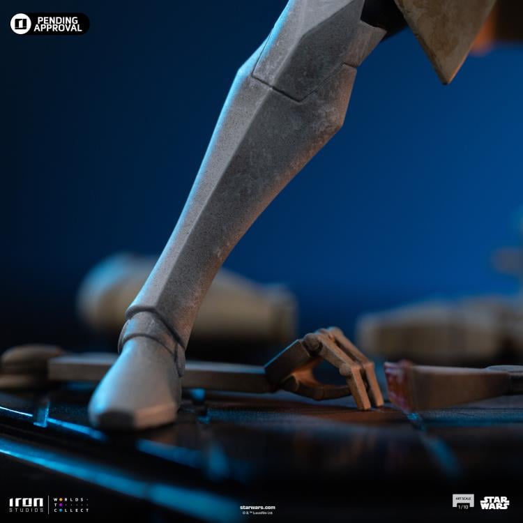 Star Wars: The Clone Wars Obi-Wan Kenobi 1/10 Art Scale Limited Edition Statue Gallery Image 5