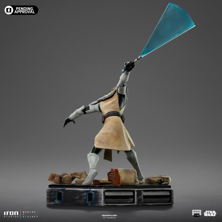 Star Wars: The Clone Wars Obi-Wan Kenobi 1/10 Art Scale Limited Edition Statue Gallery Image 12