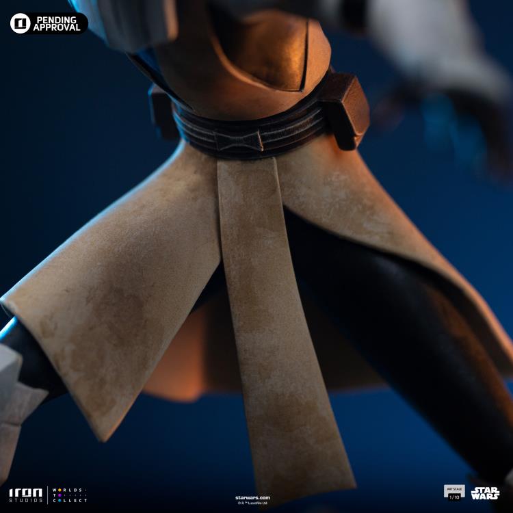 Star Wars: The Clone Wars Obi-Wan Kenobi 1/10 Art Scale Limited Edition Statue Gallery Image 9