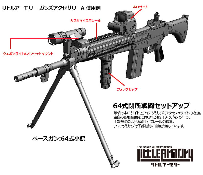 Little Armory LD020 Gun Accessories A 1/12 Scale Accessory Set Gallery Image 9