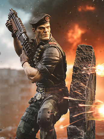 G.I. Joe Flint 1/10 Art Scale Limited Edition Statue Gallery Image 2