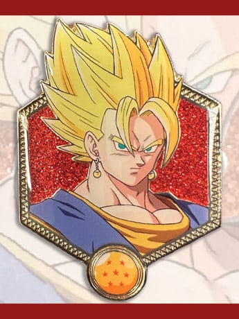 Dragon Ball Z Golden Series 2 Vegito Enamel Pin Gallery Image 2
