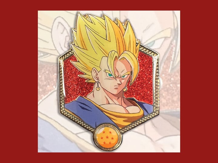 Dragon Ball Z Golden Series 2 Vegito Enamel Pin Gallery Image 1