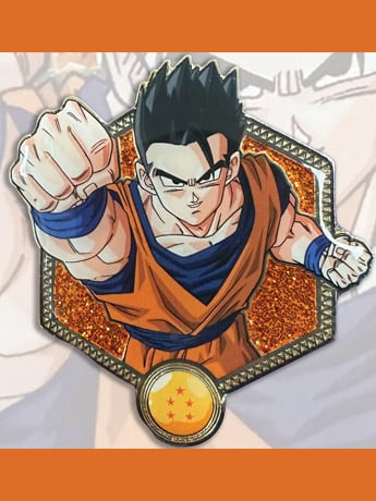 Dragon Ball Z Golden Series 2 Ultimate Gohan Enamel Pin Gallery Image 2