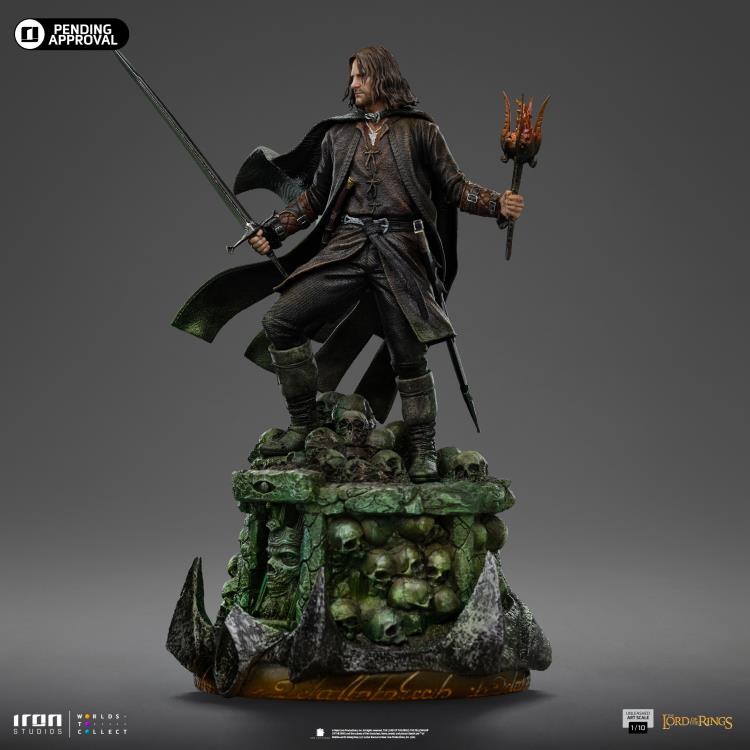 The Lord of the Rings Aragorn Unleashed 1/10 Art Scale Limited Edition Statue Gallery Image 12