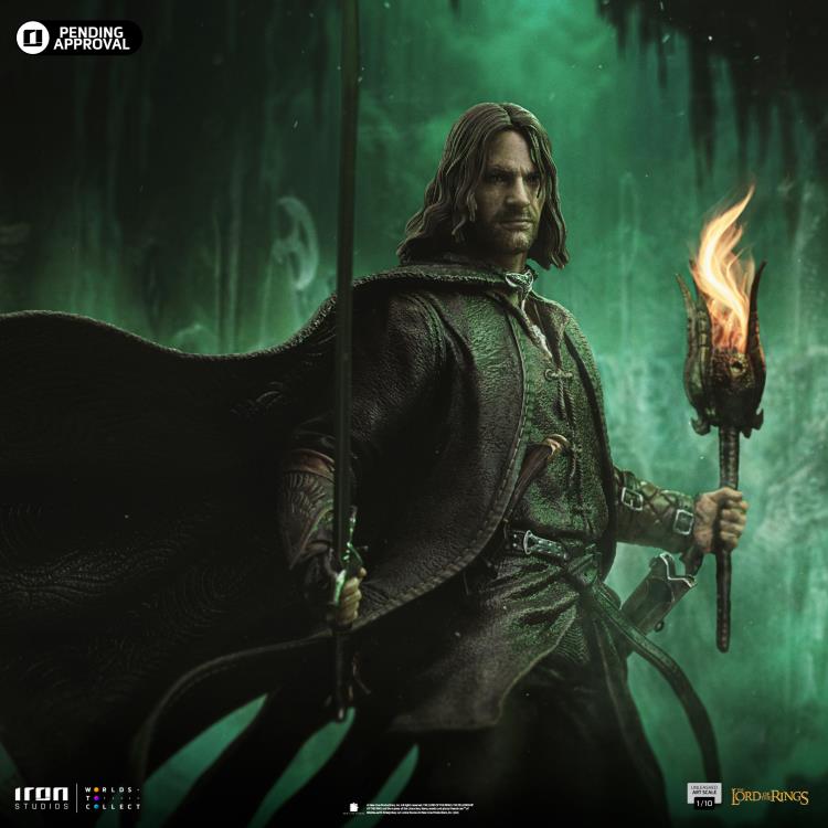The Lord of the Rings Aragorn Unleashed 1/10 Art Scale Limited Edition Statue Gallery Image 4