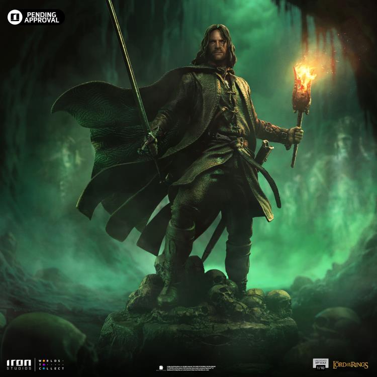 The Lord of the Rings Aragorn Unleashed 1/10 Art Scale Limited Edition Statue Gallery Image 3