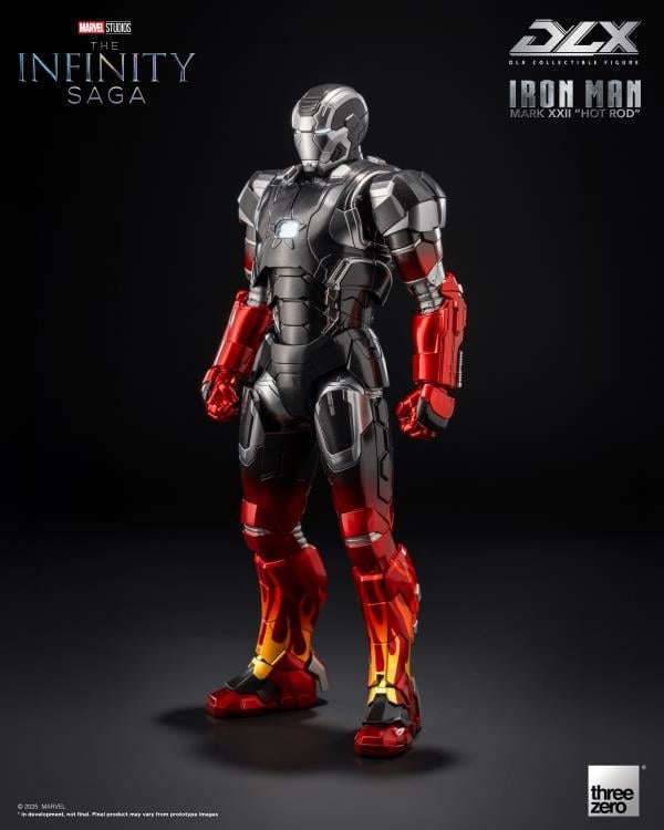 threezero hottoys アイアンマン ガントレット Marvel: The Infinity Saga DLX Iron Man Mark 22 (Hot Rod) 1/12
