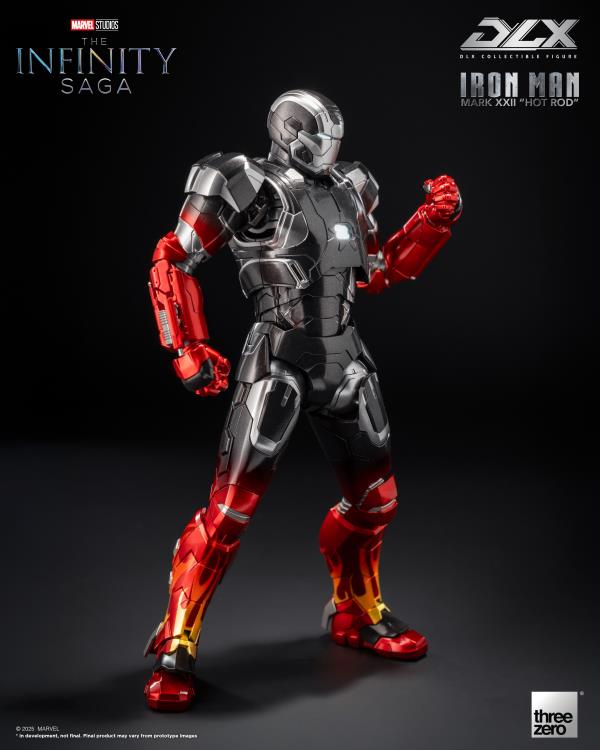 Marvel: The Infinity Saga DLX Iron Man Mark 22 (Hot Rod) 1/12 Scale Action Figure Gallery Image 7