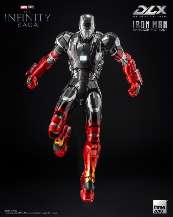 Marvel: The Infinity Saga DLX Iron Man Mark 22 (Hot Rod) 1/12 Scale Action Figure Gallery Image 6