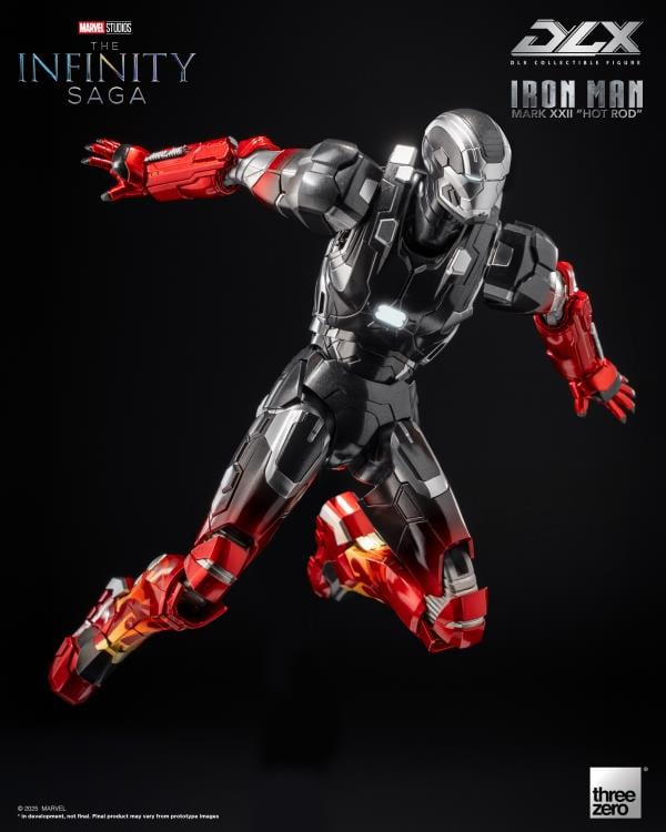 Marvel: The Infinity Saga DLX Iron Man Mark 22 (Hot Rod) 1/12 Scale Action Figure Gallery Image 12