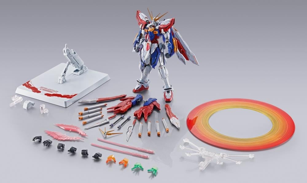 Mobile Fighter G Gundam Metal Build Burning Gundam (Burning Gundam Second  Ver.) Action Figure Gallery Image 21