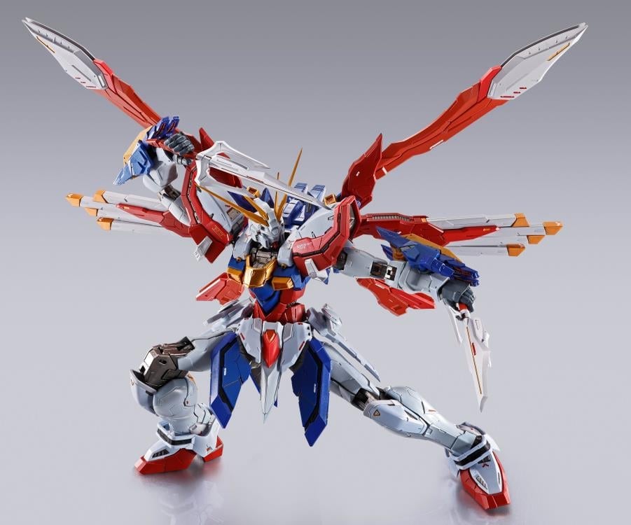 Mobile Fighter G Gundam Metal Build Burning Gundam (Burning Gundam Second  Ver.) Action Figure Gallery Image 18