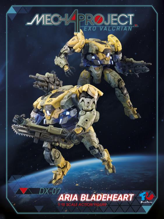 Mecha Project EXO-Valcrian DX-07 Aria Bladeheart 1/18 Scale Action Figure Gallery Image 4