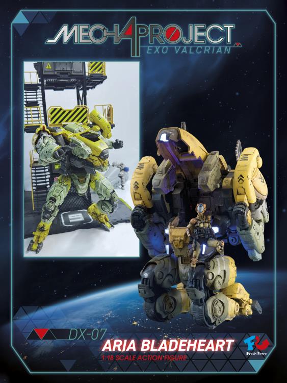 Mecha Project EXO-Valcrian DX-07 Aria Bladeheart 1/18 Scale Action Figure Gallery Image 5