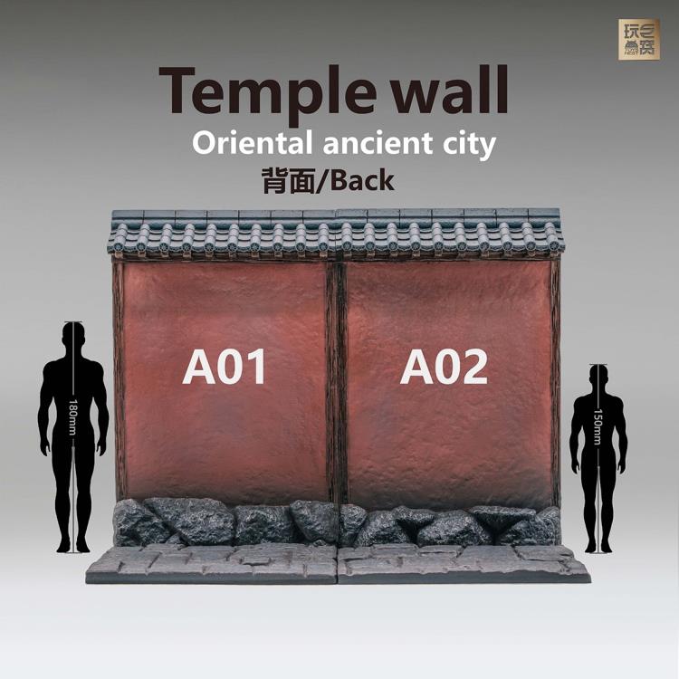 Ancient City Low Temple Wall (A01+A02) Diorama Base Set Gallery Image 3