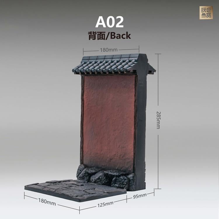 Ancient City Low Temple Wall (A01+A02) Diorama Base Set Gallery Image 15