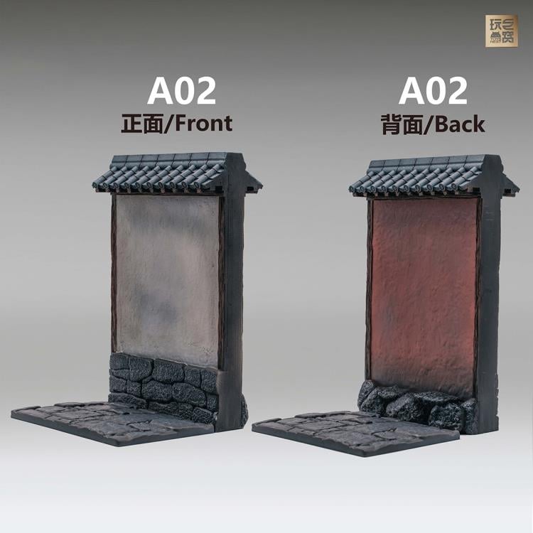 Ancient City Low Temple Wall (A01+A02) Diorama Base Set Gallery Image 14