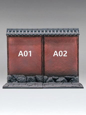 Ancient City Low Temple Wall (A01+A02) Diorama Base Set Gallery Image 2
