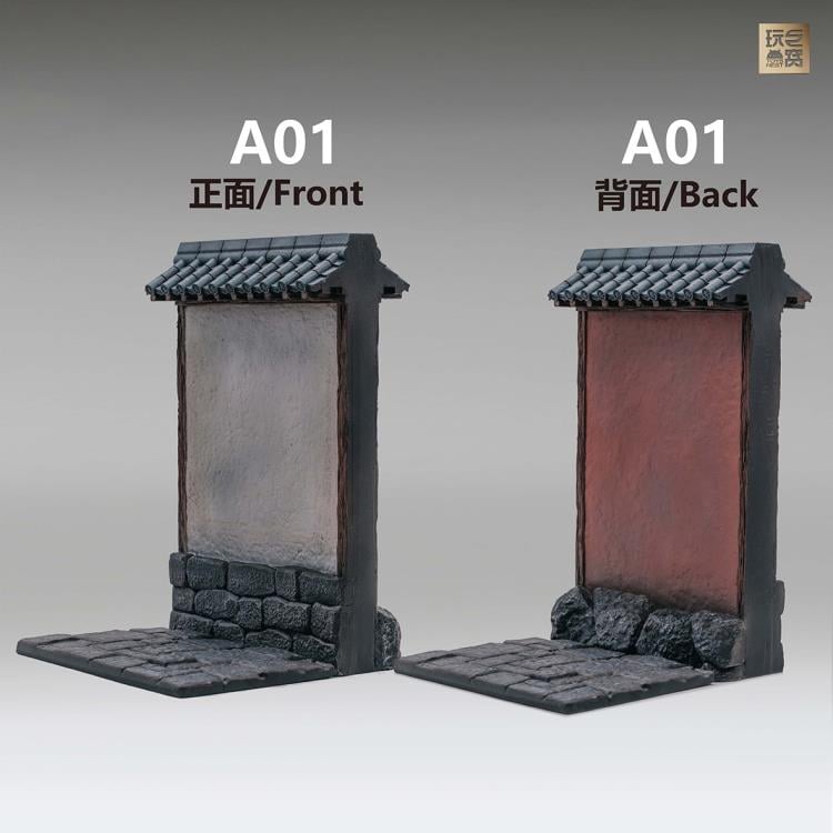 Ancient City Low Temple Wall (A01+A02) Diorama Base Set Gallery Image 9
