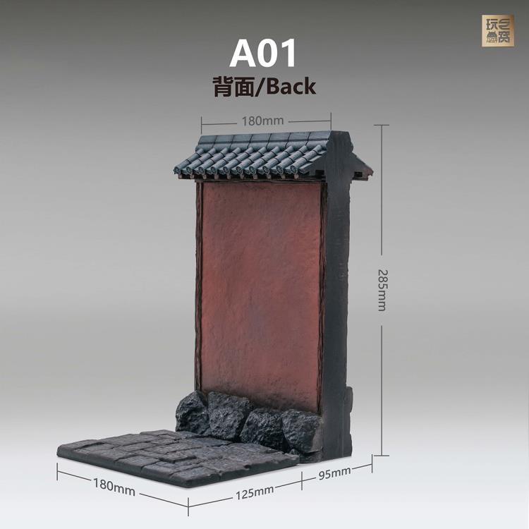 Ancient City Low Temple Wall (A01+A02) Diorama Base Set Gallery Image 11
