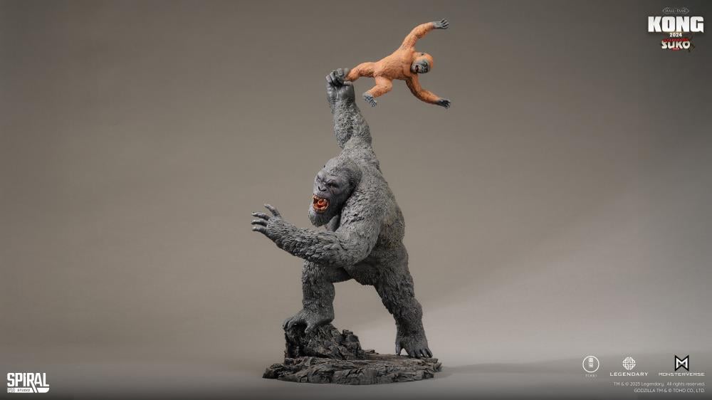 Godzilla x Kong: The New Empire Hall of Fame Kong (Weaponized Suko Ver.) Statue Gallery Image 5
