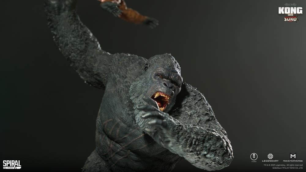 Godzilla x Kong: The New Empire Hall of Fame Kong (Weaponized Suko Ver.) Statue Gallery Image 13