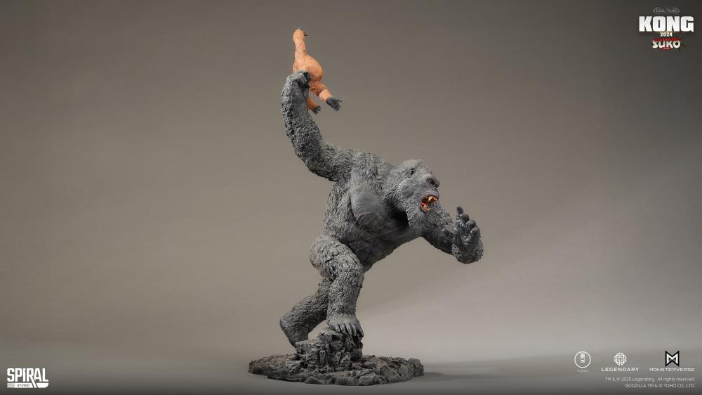 Godzilla x Kong: The New Empire Hall of Fame Kong (Weaponized Suko Ver.) Statue Gallery Image 12