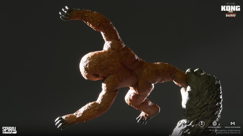 Godzilla x Kong: The New Empire Hall of Fame Kong (Weaponized Suko Ver.) Statue Gallery Image 18