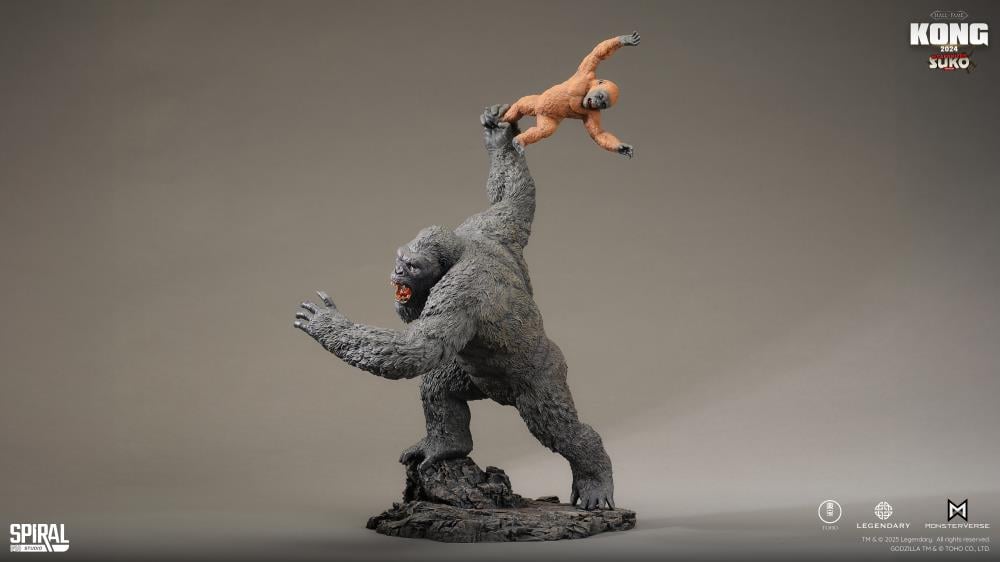 Godzilla x Kong: The New Empire Hall of Fame Kong (Weaponized Suko Ver.) Statue Gallery Image 6