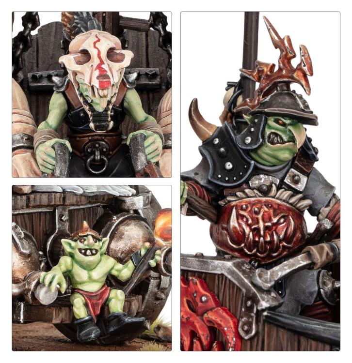 Warhammer Age of Sigmar Gloomspite Gitz Snarlboss on War-Wheela Citadel Miniature Gallery Image 7