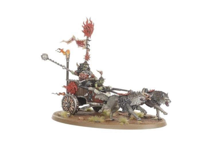 Warhammer Age of Sigmar Gloomspite Gitz Snarlboss on War-Wheela Citadel Miniature Gallery Image 5