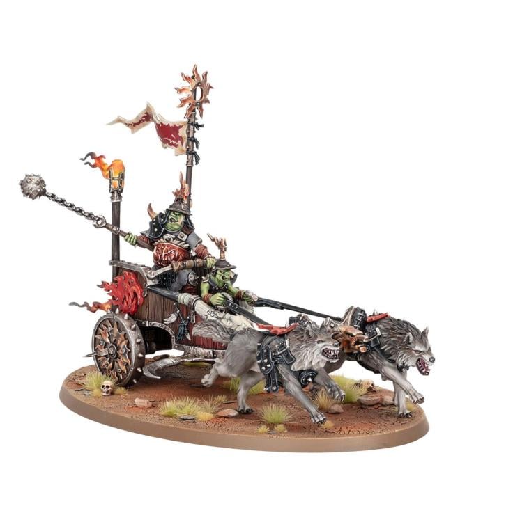 Warhammer Age of Sigmar Gloomspite Gitz Snarlboss on War-Wheela Citadel Miniature Gallery Image 3
