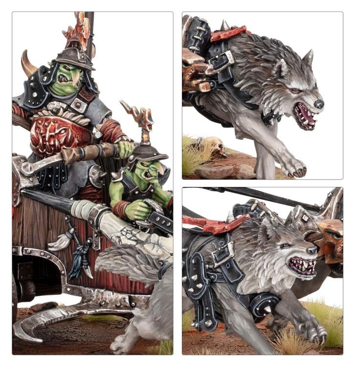 Warhammer Age of Sigmar Gloomspite Gitz Snarlboss on War-Wheela Citadel Miniature Gallery Image 6
