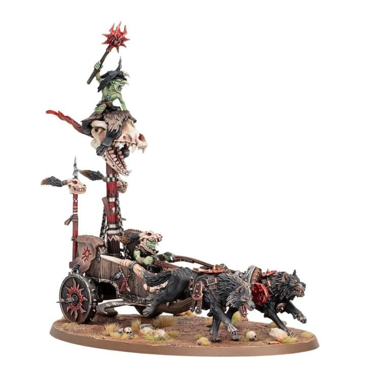 Warhammer Age of Sigmar Gloomspite Gitz Snarlboss on War-Wheela Citadel Miniature Gallery Image 4