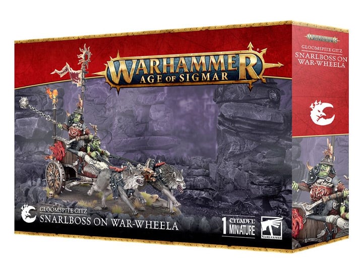Warhammer Age of Sigmar Gloomspite Gitz Snarlboss on War-Wheela Citadel Miniature Gallery Image 1