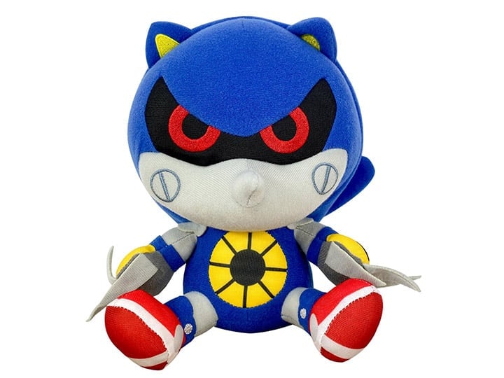 Sonic The Hedgehog SD Metal Sonic Sitting 7" Plush Gallery Image 1